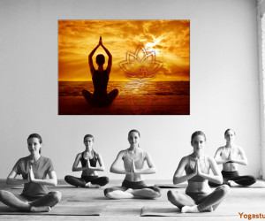 Bilder für die Wand als Dekoration Yogapraxis